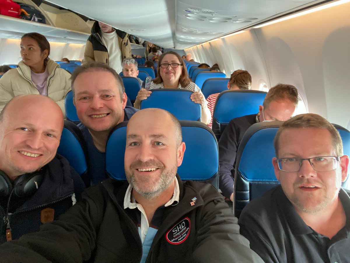 Ballscrews's tweet photo. Here is the Manchester crew on leg 2 of 3 - #gbip #Sweden #sustainableaviation @IUK_EDGE_SW @Ballscrews https://t.co/z3FOcISzDn