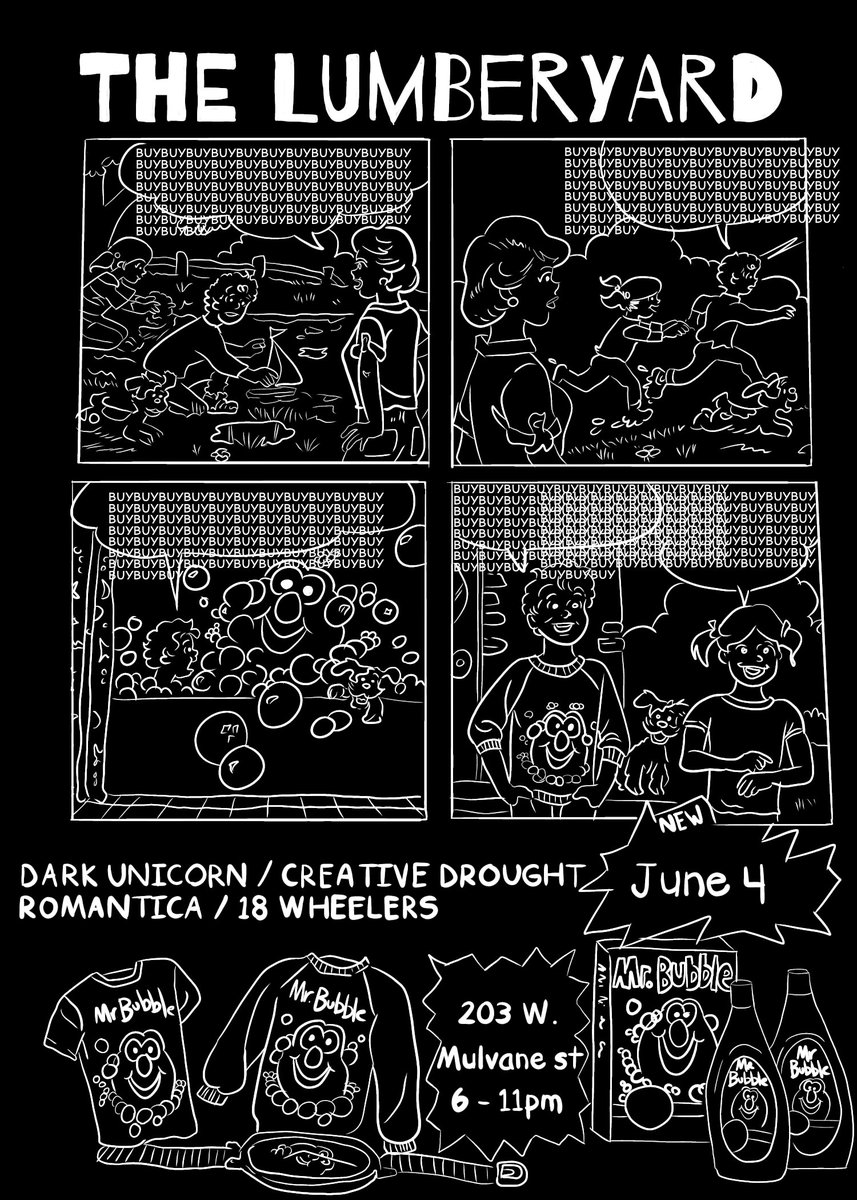 We will be selling prints of this flyer and previous flyers at the show. buy some to keep the yard open!!!