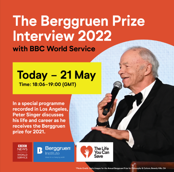 PeterSinger's tweet photo. Today on @bbcworldservice, my interview with Nuala McGovern:
Is it unethical to eat animals? Can you be a good person if you have spare money and don’t give any of it to charity? and more. 
https://t.co/MtTTQ48s65 

#bbcworldservice @LifeYouCanSave https://t.co/9DPc6AE6fp