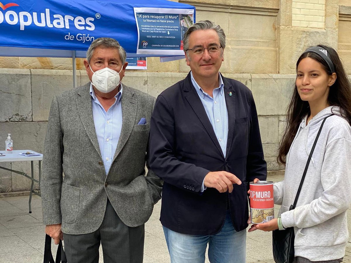 pabloppgijon's tweet photo. Con nuestra iniciativa “1€ para recuperar el Muro. La Libertad no tiene precio”, queremos apoyar la campaña de @stopmuro. 
Necesitan depositar una fianza de 48.000 euros para ejecutar la sentencia y poder abrir El Muro al doble sentido del tráfico. 
#engijonhayfuturo https://t.co/v2Rxdt17QW