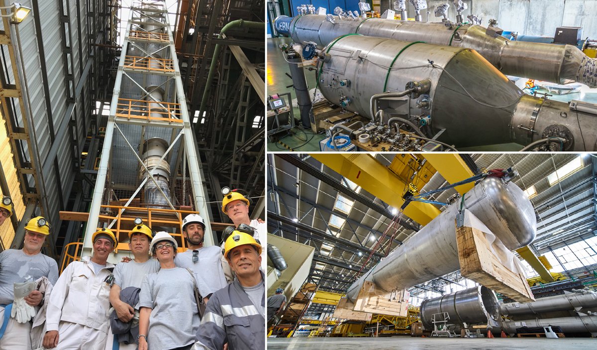 Planet_Sardinia's tweet photo. 👩🔬The 350 meters tall tower for the distillation of Argon-40, a chemical element fundamental in the research of dark matter, inside the dismantled mine of Monte Sinni, #SulcisIglesiente, #Sardinia 🇬🇪
#AriaProject #Science #Sardaigne #Sardegna #Italy #サルデーニ #Sardinien https://t.co/zvkquEc0i1