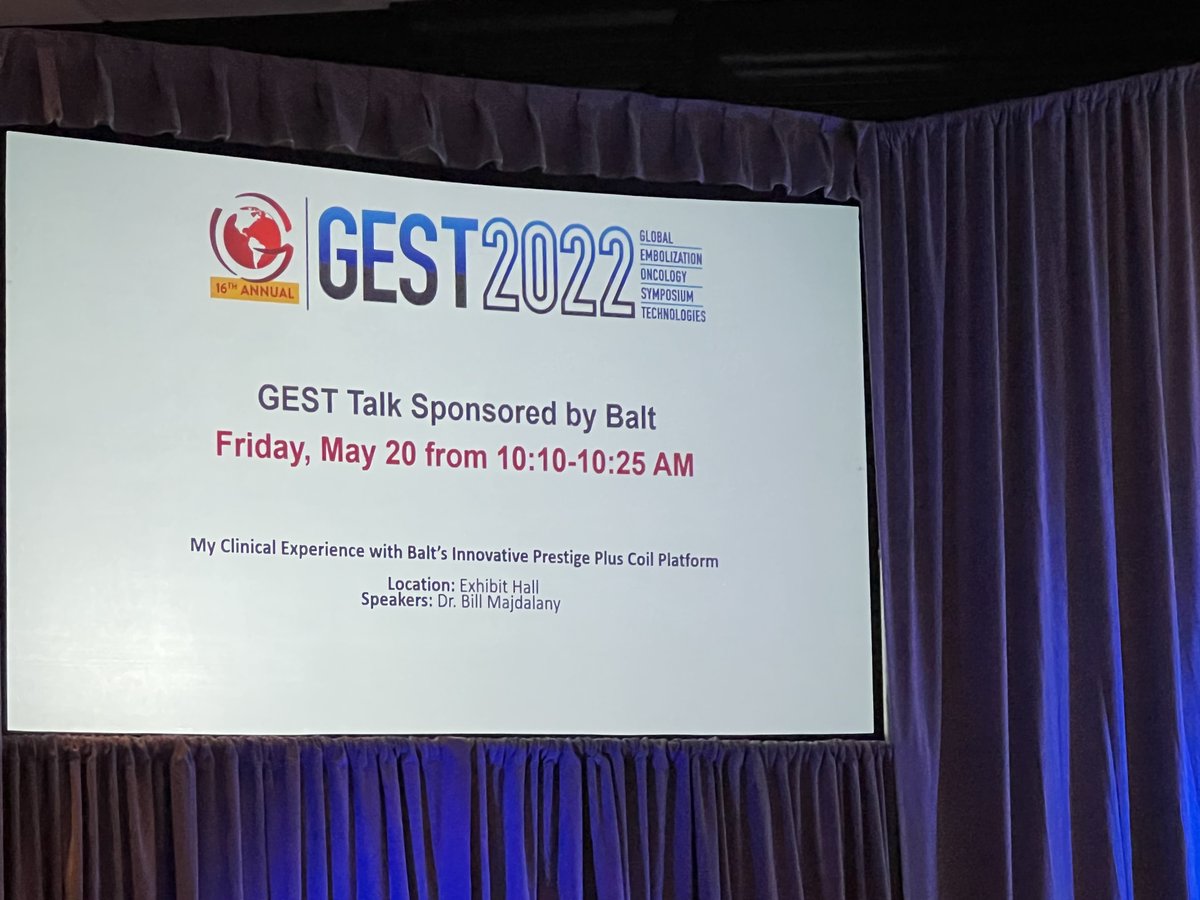 Balt_USA_Neuro's tweet photo. Big thank you to Bill Majdalany for sharing his case based experience on Prestige Plus during #GEST2022!   

@angiowoman @thegestgroup @billmajdalany @EmoryIRad @MCristMD
 
#EmoryIR #NimaKokabi #MoLoya https://t.co/hC2g7Gd2Fr