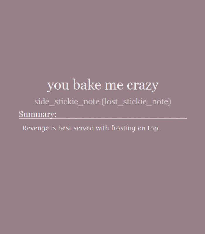 sidestickienote's tweet photo. you bake me crazy

☆ renjun/jaemin (renmin / jaemren)
☆ G
☆ 1.1k
☆ fluff, comedy, meet-cute, baker!renjun
☆ written for @PicPerfFest round 2, candy land
☆ link below! https://t.co/HCxHaU6vAD