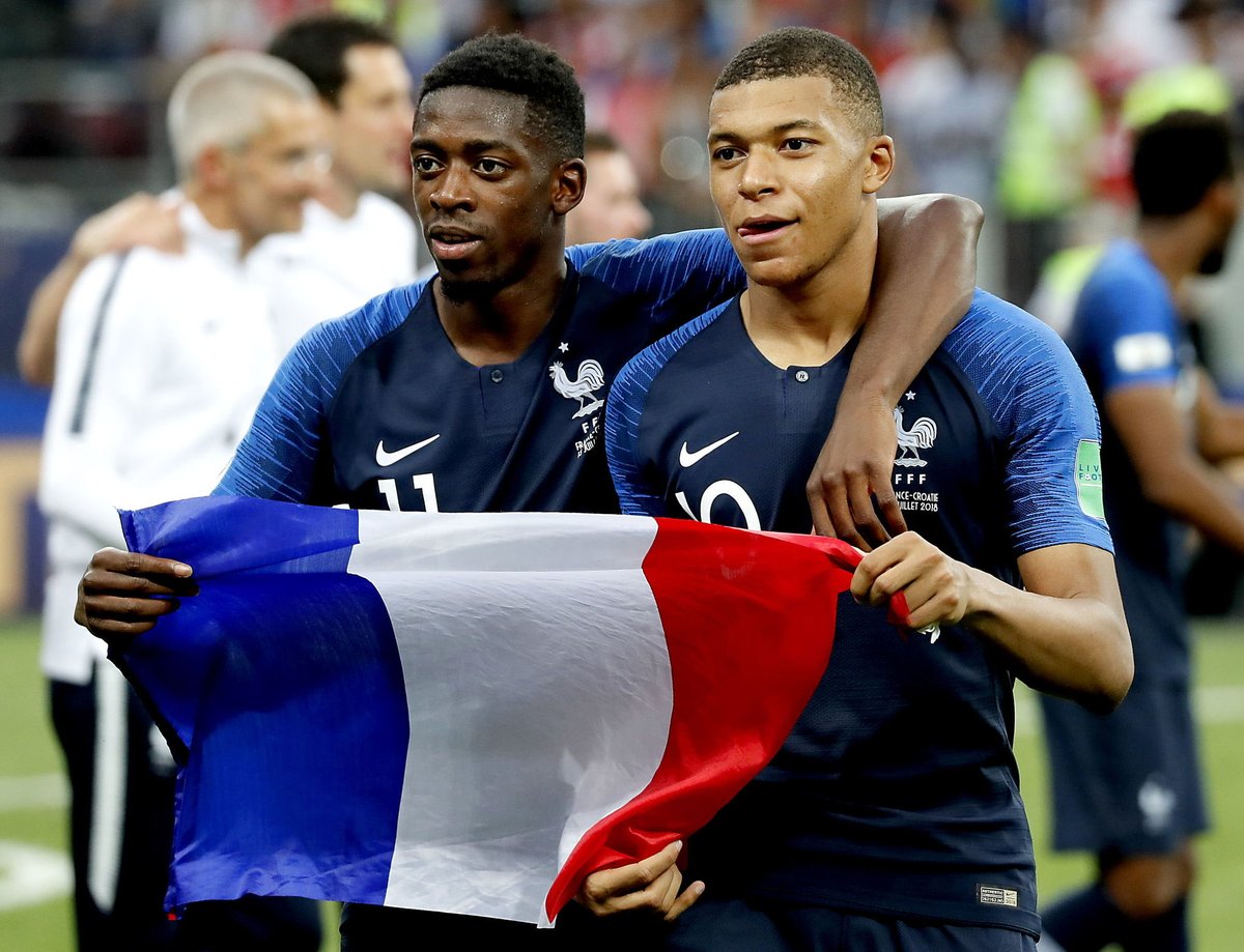albert_roge's tweet photo. ⚠️🔵🔴 Cuenta @Santos_Relevo que una de las peticiones que Mbappé había pedido al PSG para aceptar la renovación es el fichaje de Dembélé #fcblive https://t.co/H0H6L5RoMm