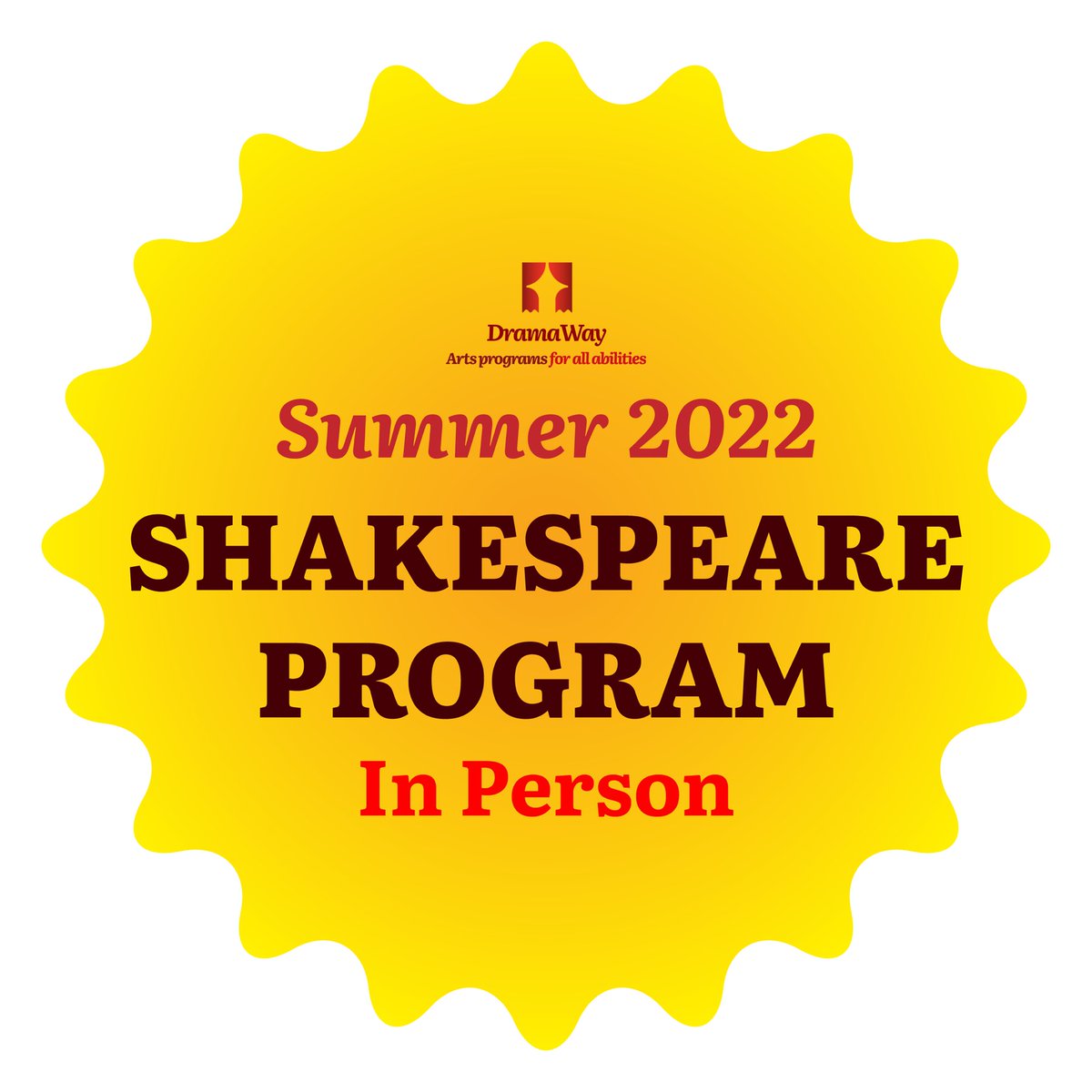 We return with our adapted Shakespeare program this summer on Tuesday afternoons from July through to August with the fabulous <a href="/MorgaineJoy/">Morgan Joy</a> ! 
Click on link in BIO to learn more.  #Summer2022 #Summer #Shakespeare #ArtsForAll #DramaWayArts #AccessibleArtsp #Acting