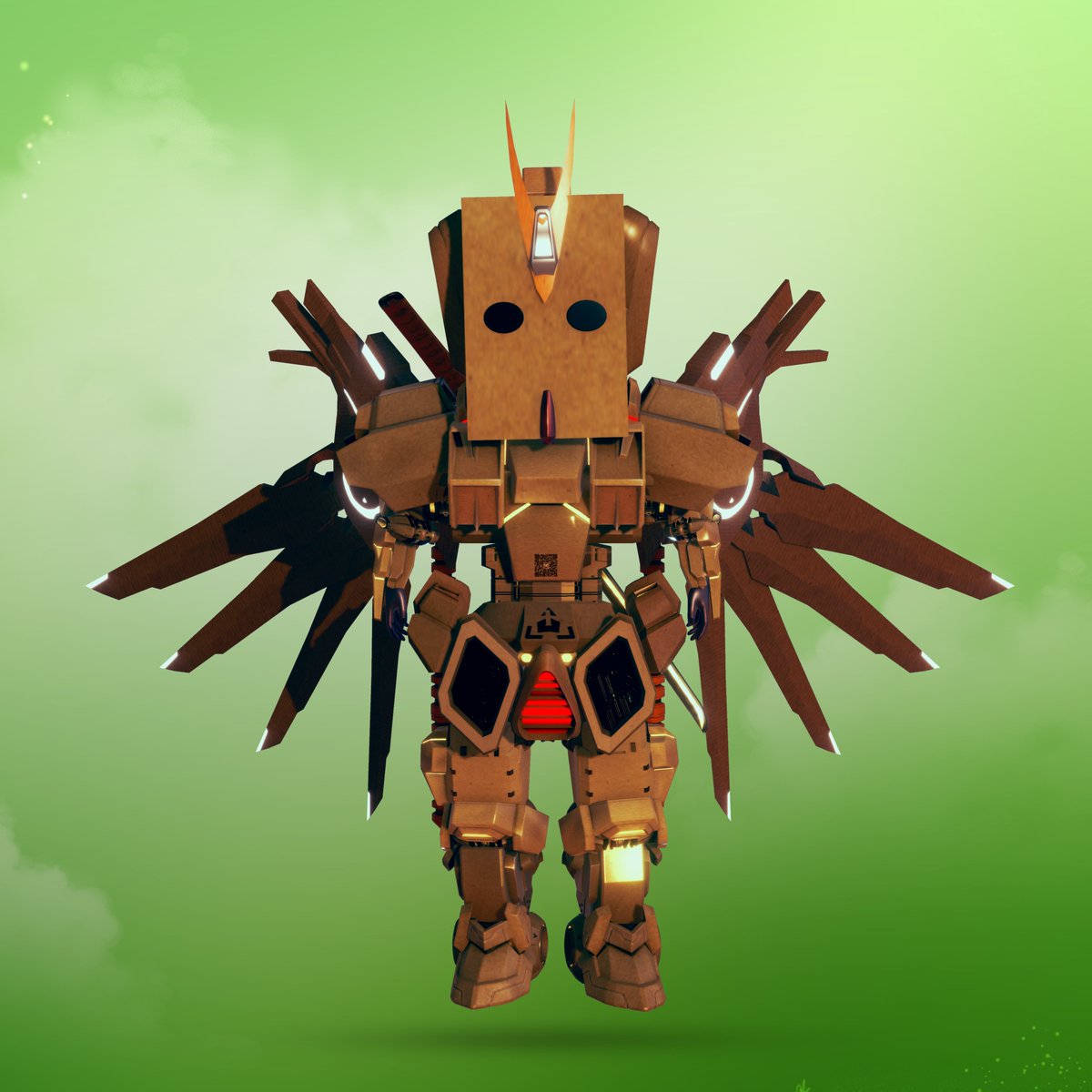 Cyborg Mecha NFT tweet media