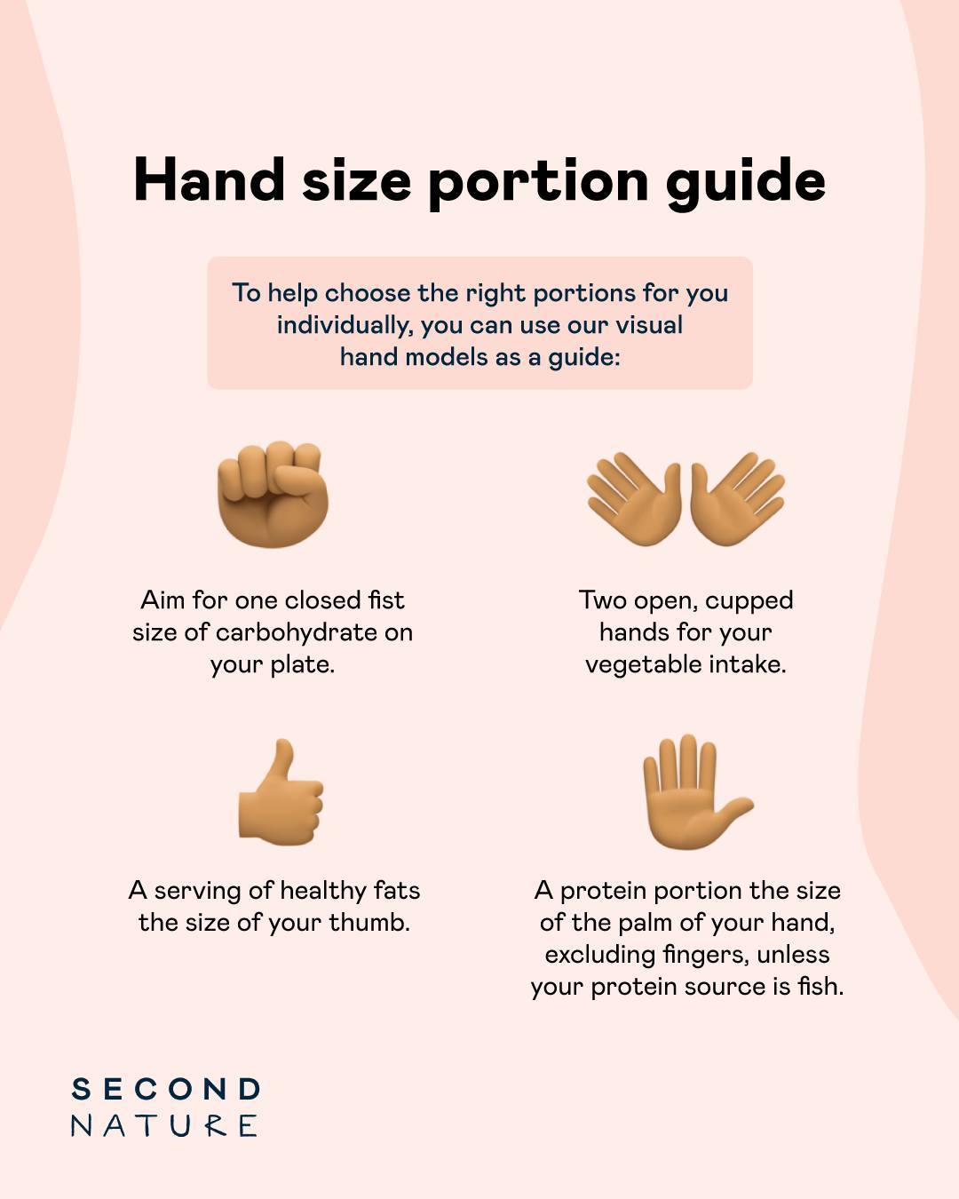 Hand Portion Guide Men Hand Portion Size Guide Amazon.com: ZYTESV Food Portions And Serving