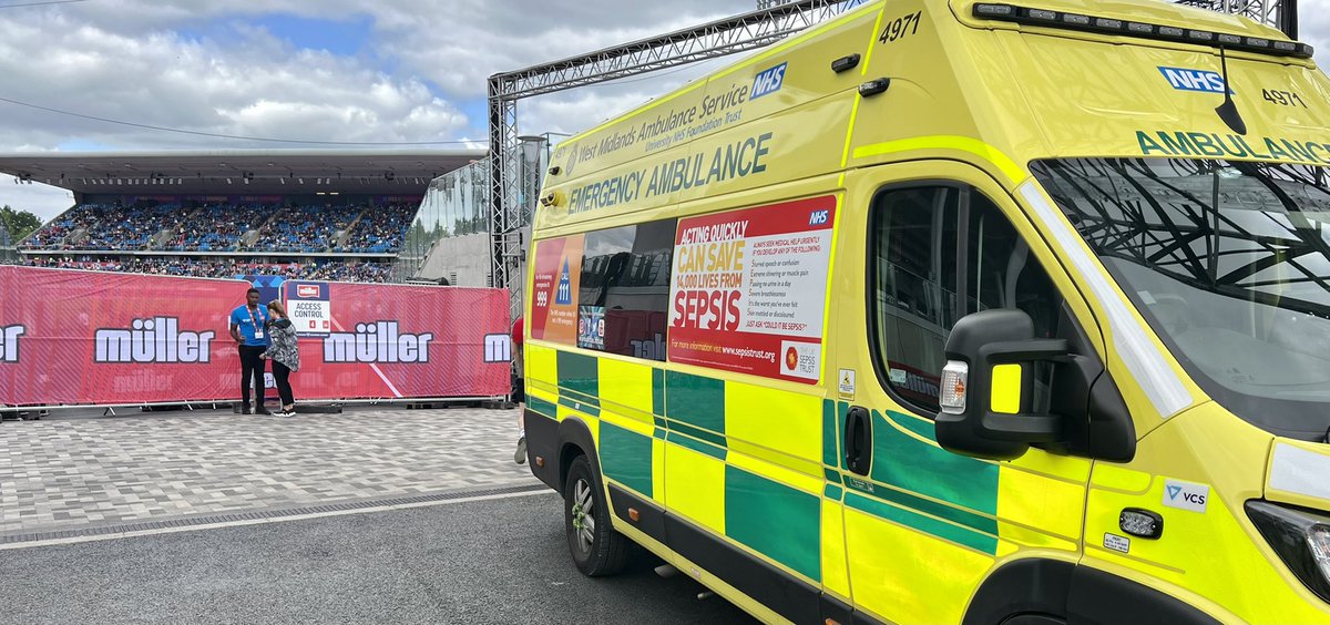 Today we’ve been testing our preparedness to this summer’s <a href="/birminghamcg22/">Birmingham 2022</a>, at the Alexander Stadium &amp; Sandwell Aquatics Centre! Staff working alongside medical volunteers &amp; our emergency service colleagues to ensure readiness for the Games 👍🏻🚴🏼‍♂️🥇 <a href="/OFFICIALWMAS/">West Midlands Ambulance Service #HelpUsHelpYou</a>  <a href="/wmasjwilliams/">James Williams #HelpUsToHelpYou</a>
