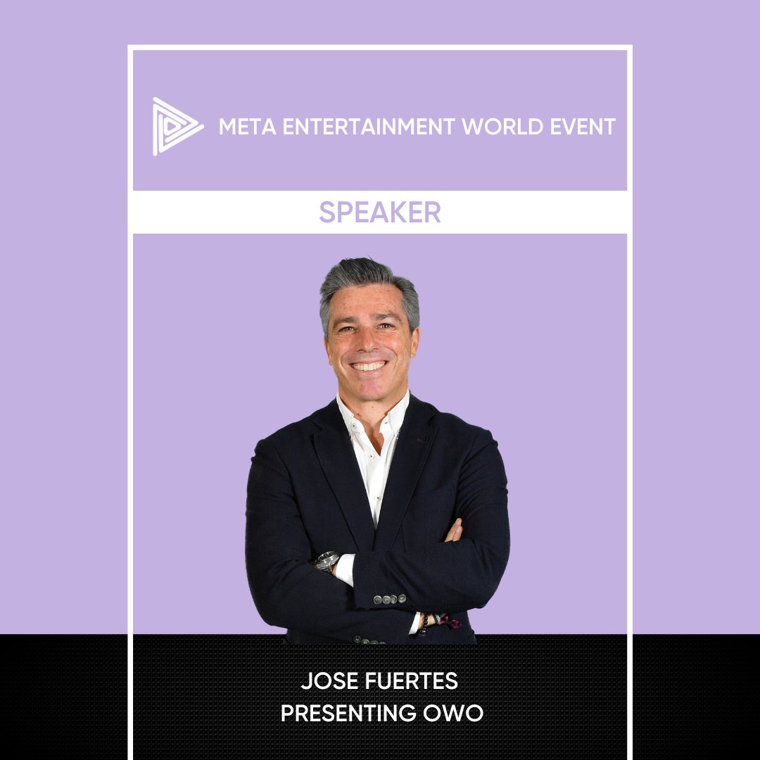 MewsAwards's tweet photo. Welcome Jose Fuertes : Presenting OWO
Please Welcome Jose Fuertes !
#MEWS #MEW2022 #JOINTHEMETAVERSE #Monaco https://t.co/kndl16gz0H
