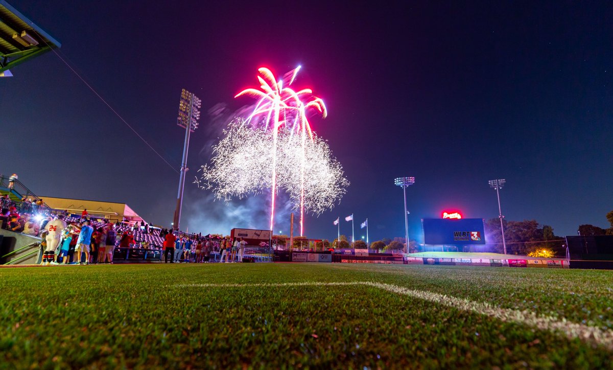 Join us tonight at Trustmark Park for a spectacular Post-Game Fireworks Show, presented by <a href="/ShopNorthparkMS/">ShopNorthparkMs</a>! First pitch is set for 6:05 pm against the Shuckers with gates opening at 5:00 pm. 

Get Tickets > atmilb.com/3yNXWmU