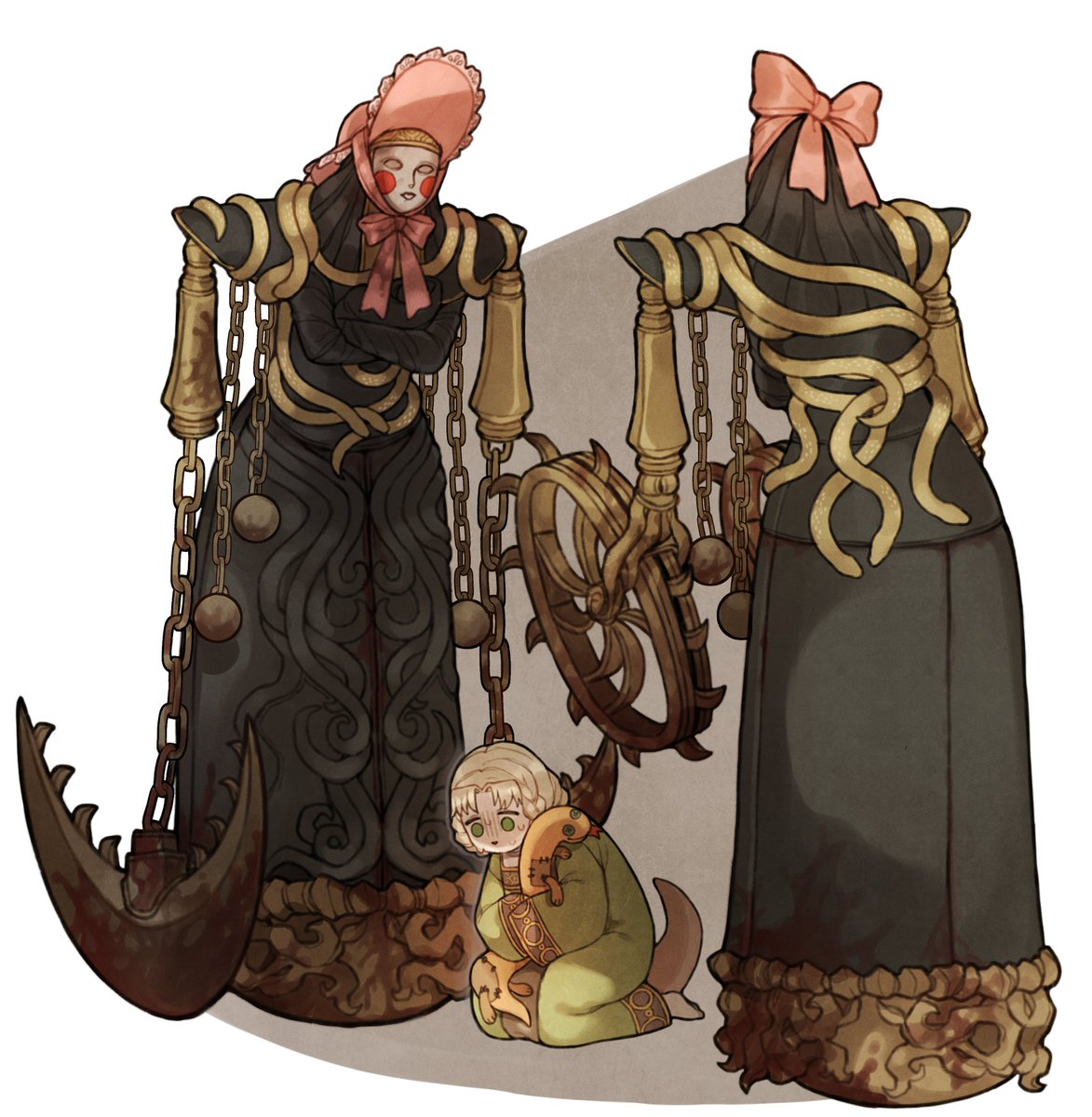 #ELDENRING 
납치하는 소녀 인형