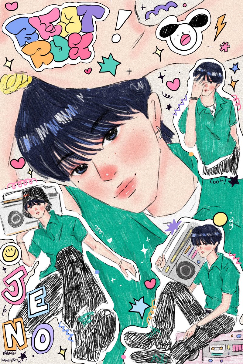 Jeno sugar pop star 🐶🎸💥🎀