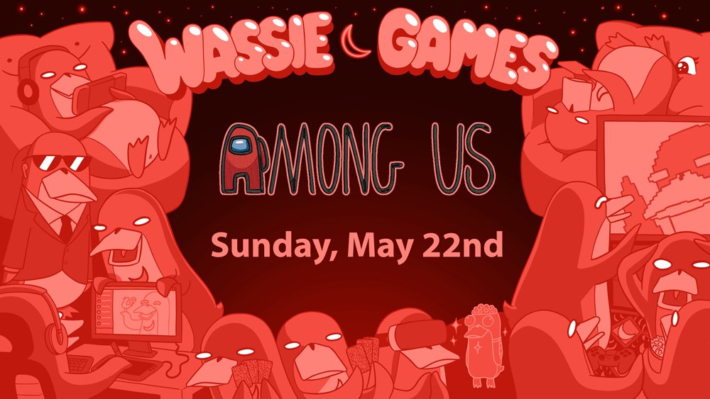 bywassies's tweet photo. Wassie gamers! 🕹️

You have another chance to play Among Us - on Sunday 12pm EDT / 4pm UTC +0! 🫂🔪

Search for impostors with us! 🥸Last time was so much fun!

More info in ByWassies Discord: https://t.co/HUSc4RHYPH https://t.co/KxZZecvbp5