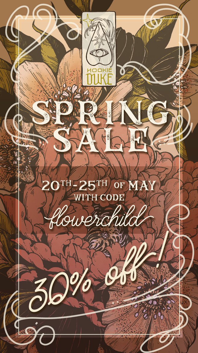 Day 2 of the spring sale! We are trying to clear out as much as we can to make room for some brand new things. ✨🌞✨

Use code FLOWERCHILD for 30% off in my shop! 