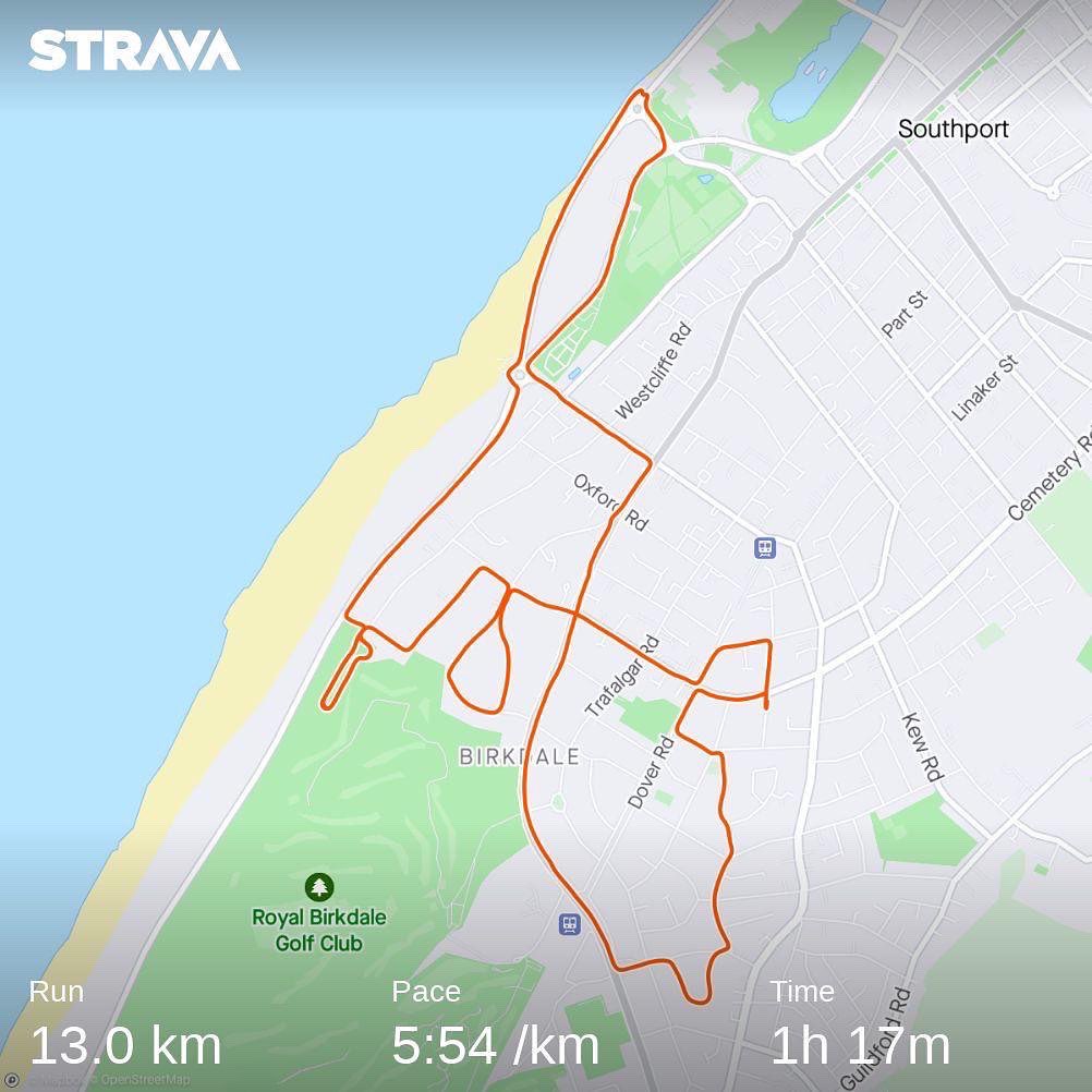 bigbaddoctor's tweet photo. Warm and Windy and ❤️❤️❤️❤️❤️
My run is dedicated to another young person dying of #cysticfibrosis @_nxjx_
Tragic and such a waste @cftrust
#kaftrio #run #southport #running #nike #pegasus38 #strava #trailrunning #curefound #delta508 https://t.co/vWeeMxCjHH
