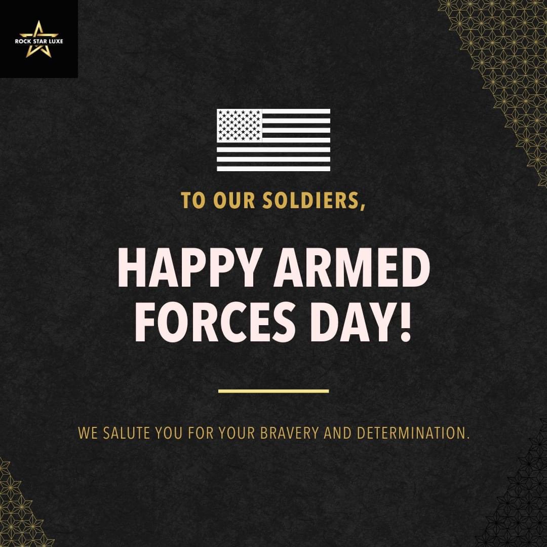 _rockstarluxe's tweet photo. ⭐Happy Armed Forces Day!⭐
We are grateful for your sacrifice

#rockstarluxe #kellerwilliams #realestateagent #armedforcesday #happyarmedforcesday #lovewhereyoulive https://t.co/I9WlD08l7M