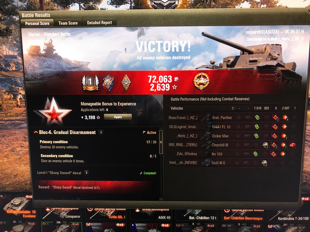 robert657036674's tweet photo. @worldoftanks IGN: reppard68
Base XP: 1066
Tank: VK 36.01 H https://t.co/ZgiNutSJ5z