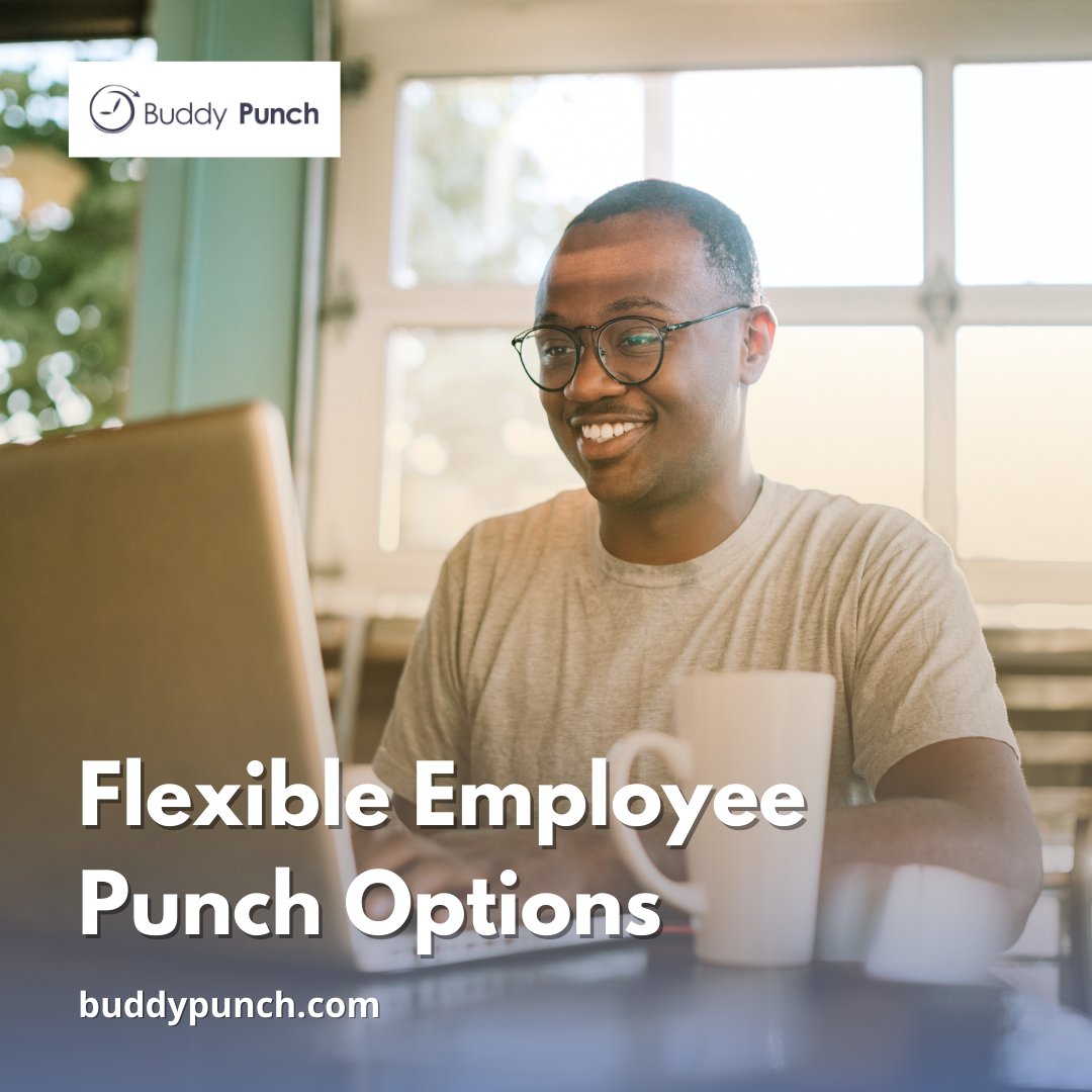 buddypunch's tweet image. Make Buddy Punch work for your business; you can enable employees to use a 4-digit pin, QR Codes, Facial Recognition, or just stick with a username and password.

If you have multiple locations or department codes assigned, your employees can select them from a list. 

#timetrack