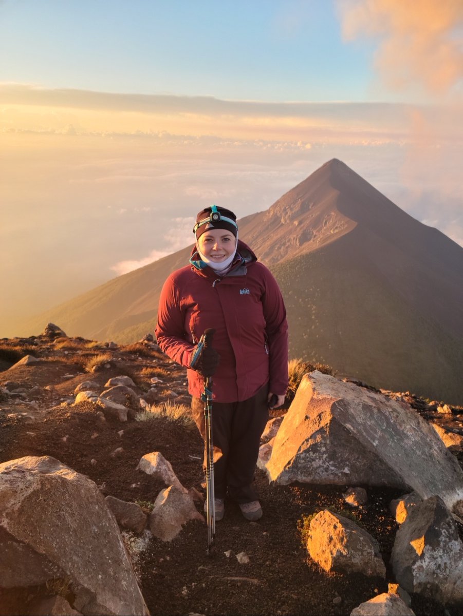 AGUvgp's tweet photo. @VolcanoLindsey The favorite part of her work is collecting and analyzing data. She says ''it's very satisfying to be able to contribute something brand new to help us understand volcanic processes at Fuego and Pacaya.''

In her free time Lindsey loves long distance running and karate! https://t.co/B6FQ9JK68h