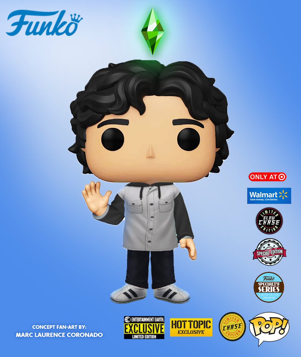 CONCEPT FAN-ART for today. @LuddySimmer as a Funko Pop! @TheSims x @OriginalFunko 🙏🏻 #thesims #sims4 #funko #funkopop #concept #fanart #luddysimmer