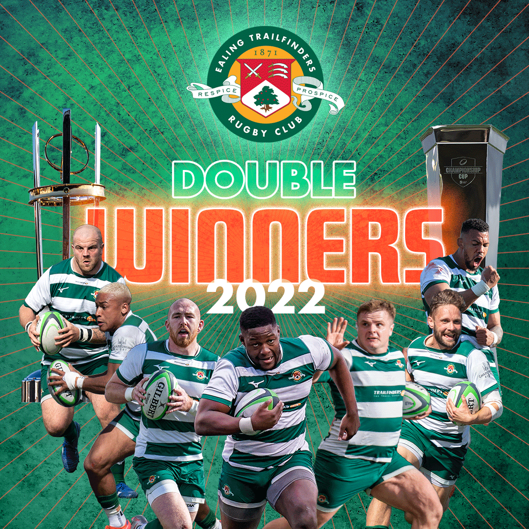 ealingtfrugby's tweet image. 🏆🏆 𝘿𝙊𝙐𝘽𝙇𝙀 𝙒𝙄𝙉𝙉𝙀𝙍𝙎!

How does that sound, Ealing Trailfinders fans?

#ETF