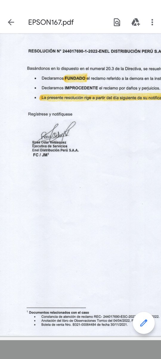 <a href="/EnelPeru/">Enel Peru</a> cuánto puede demorar hacer una instalación de medidores, desde el 30/11/2021, luego de 6 visitas, luego de  reclamos fundados y aún así sigo sin el servicio 
drive.google.com/file/d/1O6MucN…
<a href="/OSINERGMIN/">OSINERGMIN</a> <a href="/Defensoria_Peru/">Defensoría del Pueblo</a> <a href="/exitosape/">Exitosa Noticias</a> <a href="/noticiAmerica/">América Noticias</a> <a href="/canalN_/">Canal N</a>