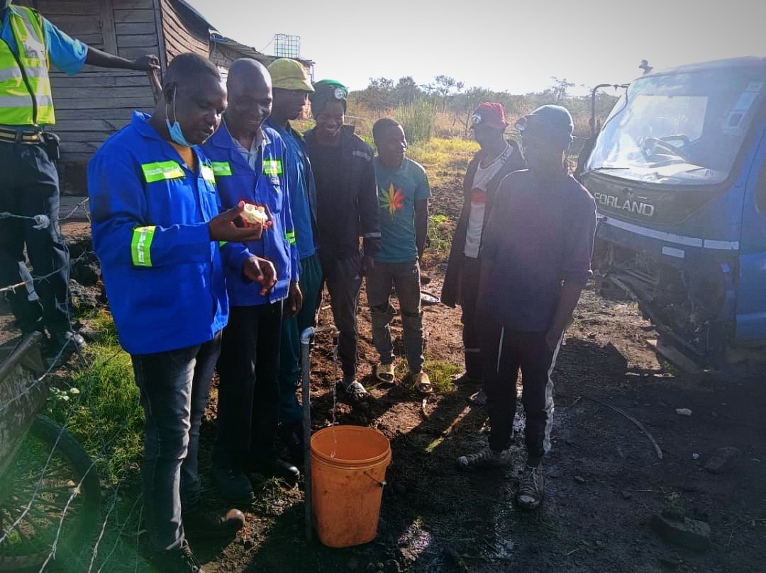 Mission accomplished... 
We care deeply about communities we operate in. Today we fulfilled a commitment to provide clean water to people living around our operations in Darwendale. Our work wasn't prompted by politicians or external players but by our values, love &amp; friendship.