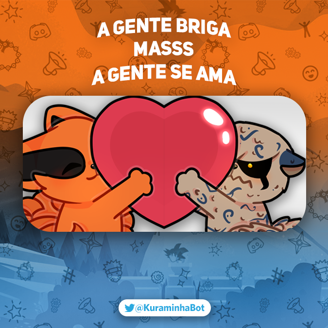 KuraminhaBot's tweet photo. 💕 | Novos emojis chegaram no nosso servidor do Discord... Marque aqui sua/seu best que se identifica com essas mensagens. https://t.co/74oqEw5cWj