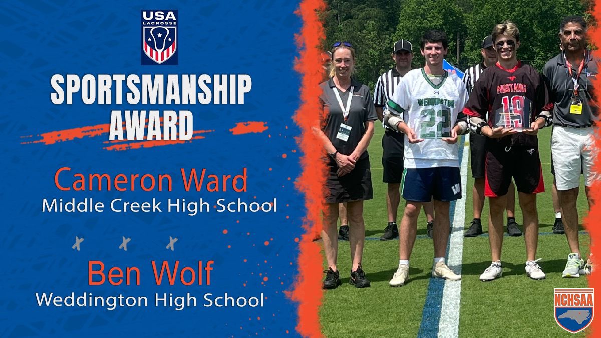 4A NCHSAA Men’s Lacrosse <a href="/NCchapterofUSL/">North Carolina Chapter of USA Lacrosse</a> Sportsmanship Award recipients!!! Congrats, guys! 🌟🌟 #NCHSAALAX #SPORTSMANSHIPTOGETHER #RESPECTTHEGAME