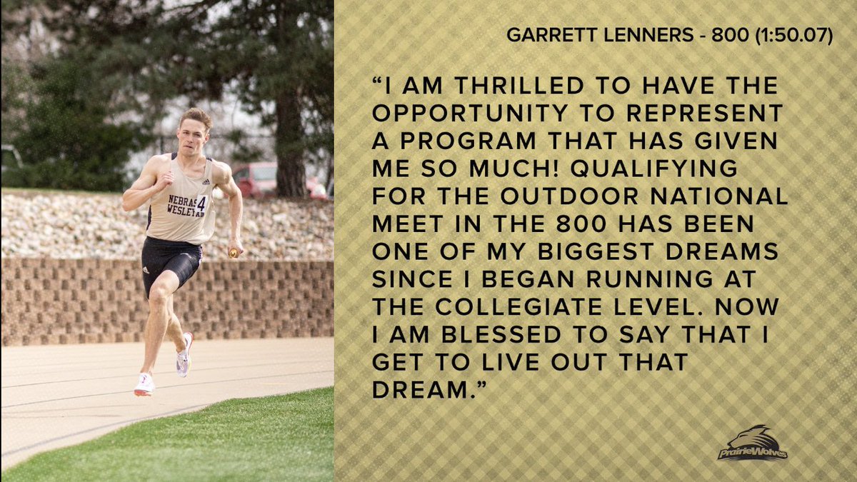 Congrats to these 3️⃣ men who qualified for the NCAA DIII Championships!

📍Geneva, OH
🏟The SPIRE Institute
🗓May 26-28

#nwutf #pwolfnation

<a href="/NWUSports/">Nebraska Wesleyan University Athletics</a> <a href="/NEWesleyan/">Nebraska Wesleyan University</a>