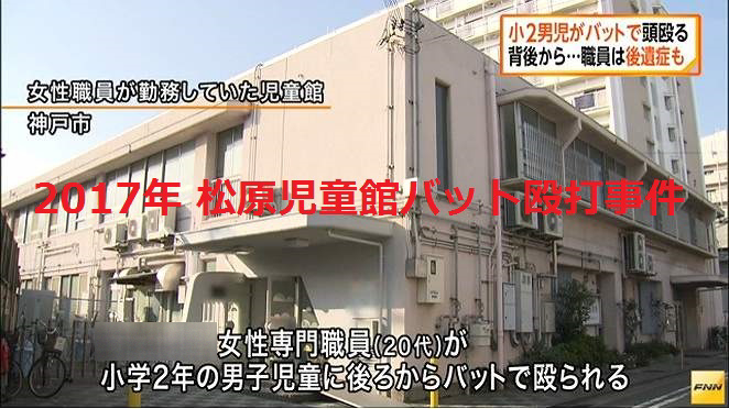 松原児童館バット殴打事件。この事件は幾つもの大きな問題を抱えている。児童が教員をバットで殴打したのに、児童の発達生涯、教員の指導力不足と判断した神戸市。被害者が負担する莫大な費用。そして加害児童が反省も謝罪もせず成長していることだ。