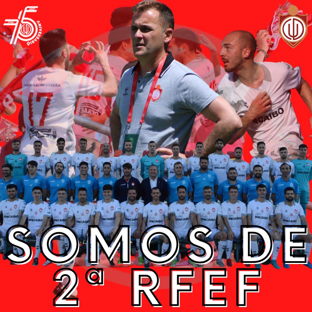 FCorderoRubio's tweet photo. Somos de 2ª RFEF!!!! 💪💪💪💪⚽⚽⚽⚽❤❤❤❤ @UTRERACD https://t.co/lHuPZIirsc