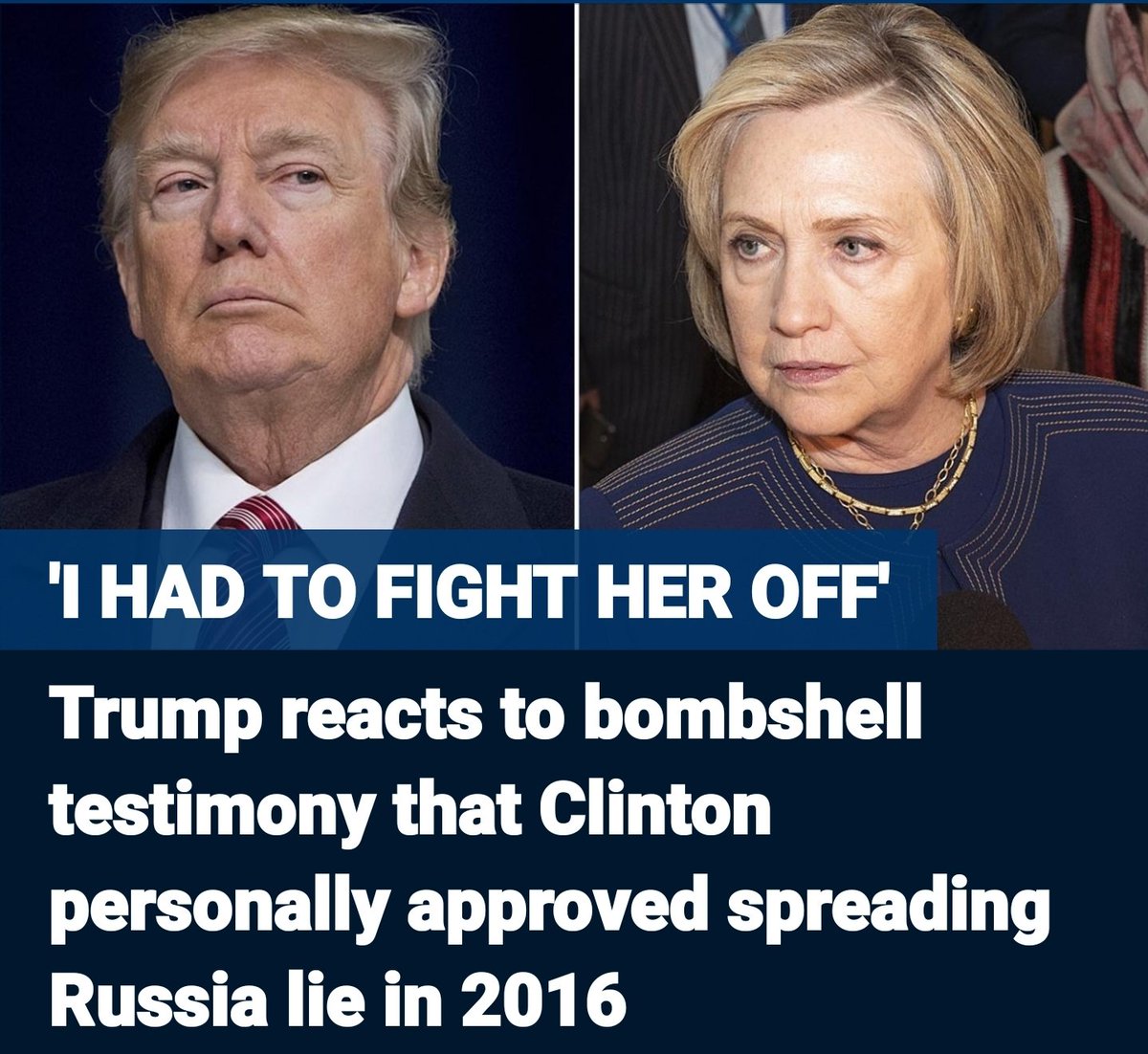 sn00pdad's tweet photo. Not surprising that the networks of @MSNBC @CNN @NBCNews @CBSNews &amp; @ABC who were obsessed about #Russia &amp; #DonaldTrump are staying as far away as possible from reporting on the #SussmannTrial the #bombshell of #HillaryClinton signing off on a report. #LockHillaryUp https://t.co/jqEefBdRQg