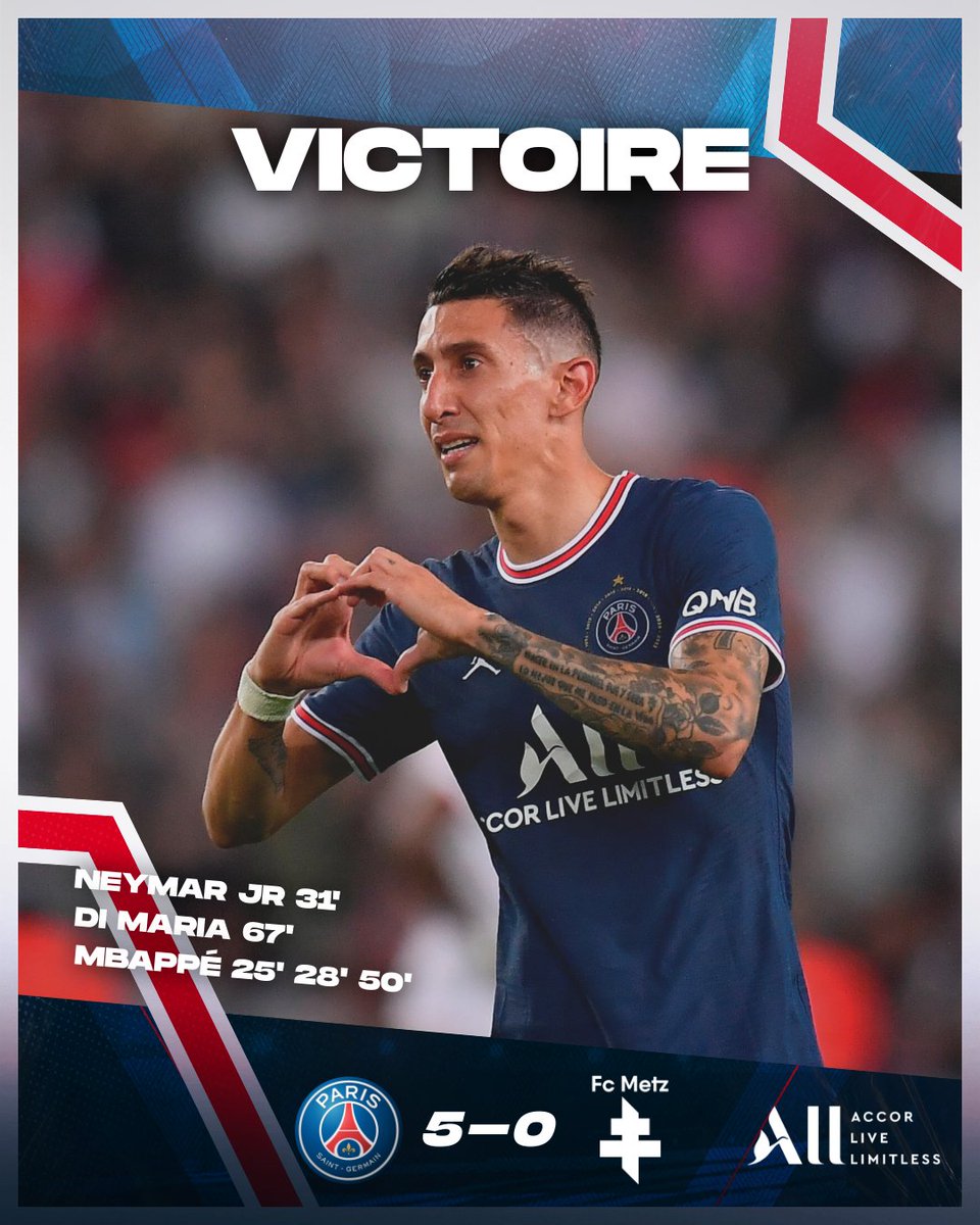 PSG_inside's tweet photo. C'est terminé, les Parisiens concluent leur saison de la meilleure des manières ! 🔚
A très bientôt le Parc ! ❤️💙
#PSGFCM I 5-0 https://t.co/zoBwqV8kA3