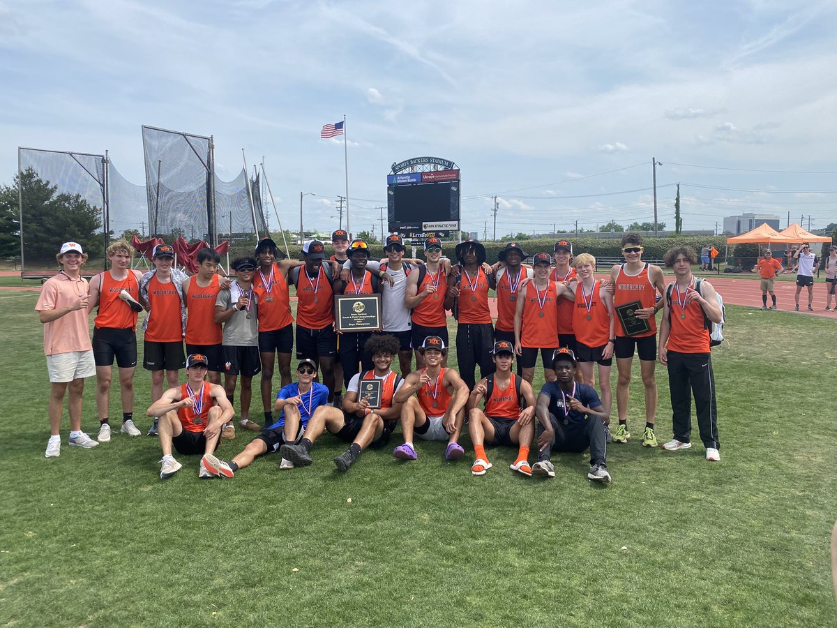 State Champs! Congratulations <a href="/WoodberryForest/">Woodberry Forest School</a> Track and Field!