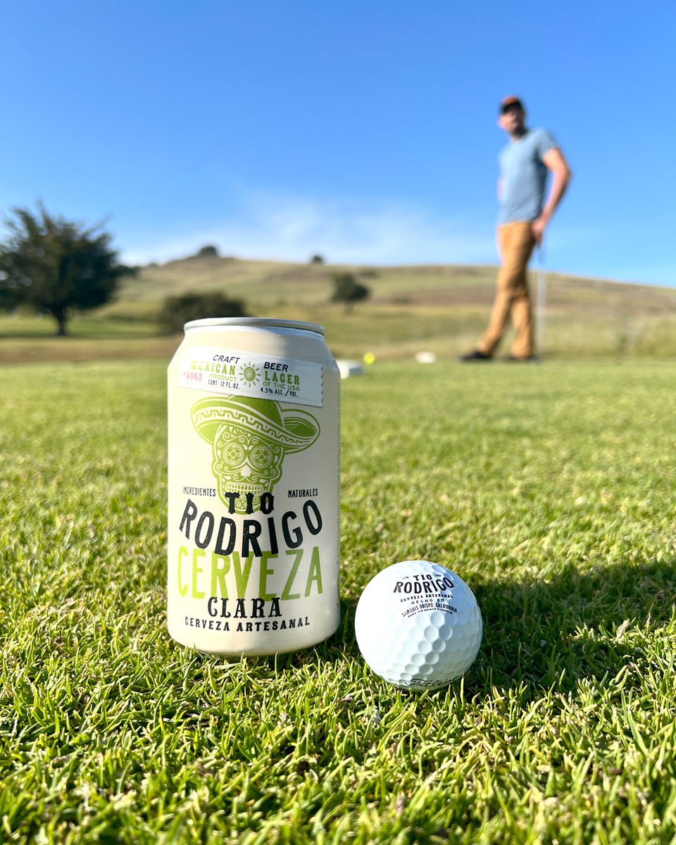 Tee up a nice cold Tio Rodrigo Cerveza this weekend. We hear it improves your golf game by a few strokes. 🏌‍♂🍺

#golf #tiorodrigo #cerveza #craftbeer #california #craftnotcrap #hechoencali