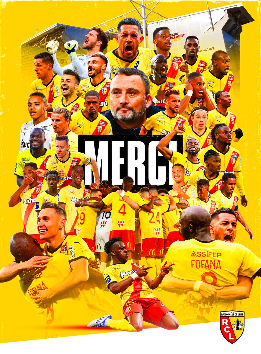 Le Racing objet de dévotion et vecteur d’émotions. Merci pour cette saison ! ❤️💛

#SiFierDEtreLensois #RCLASM
