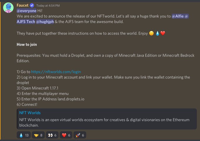 Wow!!! Cant keep a good project down!! @faucetETH_ @nft_droplets !  @JaelTpf tell &lsquo;em!!! Get me on the<a class="tags" target="_blank" title="On Twitter" href="/?out=eyJ0eXAiOiJKV1QiLCJhbGciOiJIUzUxMiJ9.eyJpYXQiOjE3MjQ5NTc5MjYsImlzcyI6InR3cG9ybnN0YXJzLmNvbSIsIm5iZiI6MTcyNDk1NzkyNiwiZXhwIjoxNzU2NDkzOTI2LCJyZWRpcmVjdF91cmwiOiJodHRwczovL3R3aXR0ZXIuY29tL2ZhdWNldEVUSF8ifQ.ouRp9eCUrJhEQ1chMVWRI5TBHVcOngKu4ZonDOT6ghdC14-8PozFqeQoFZ16IF8Xt1ZVpiJUvNvFpdk_x1ppvg">@faucetETH_</a><a href="/tag/staking"class="tags"><span>#staking</span></a><a href="/tag/stakingrewards"class="tags"><span>#stakingrewards</span></a><a href="/tag/cosmostakeover"class="tags"><span>#cosmostakeover</span></a><a href="/tag/cos"class="tags"><span>#cos</span></a>