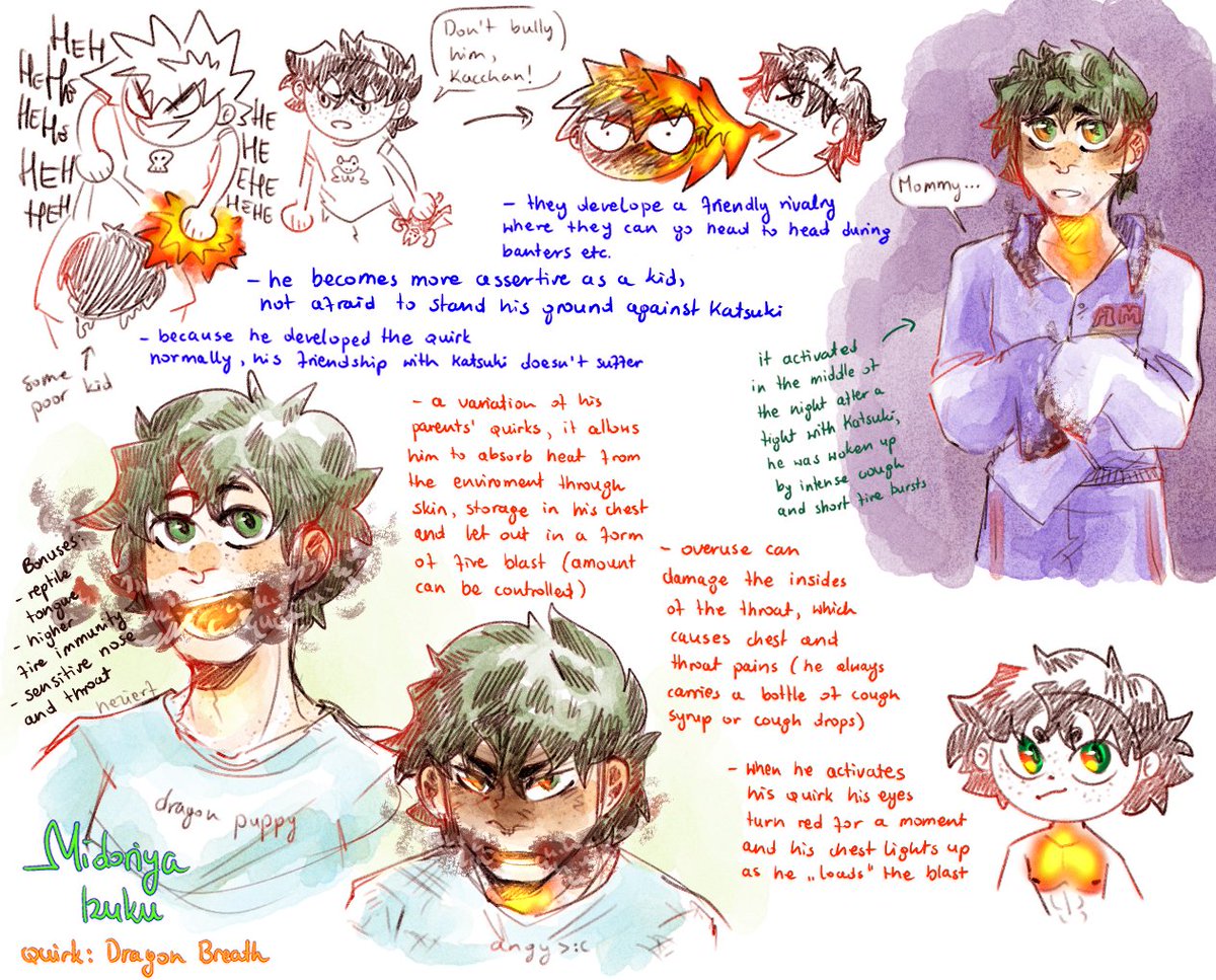 nezierf's tweet image. presenting alternate izuku who was born with a quirk
(@SideOfCalimary ive been thinking about this au for the whole day lol thank you for the brainrot)

#bkdk #ktdk #bakudeku #katsudeku