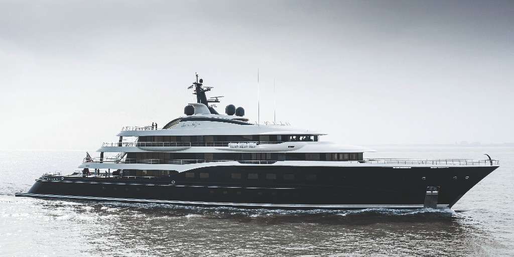 boatint's tweet photo. The winner of the Rebuilt Yachts category, sponsored by Bilgin Yachts is 89m Amels yacht Here Comes the Sun. Rebuild team: Damen Yachting, Azure Naval Architects, Tim Heywood, Andrew Winch. The #superyachtawards are held in association with AKYACHT

Photo: courtesy Amels https://t.co/P1H2aW7SXP