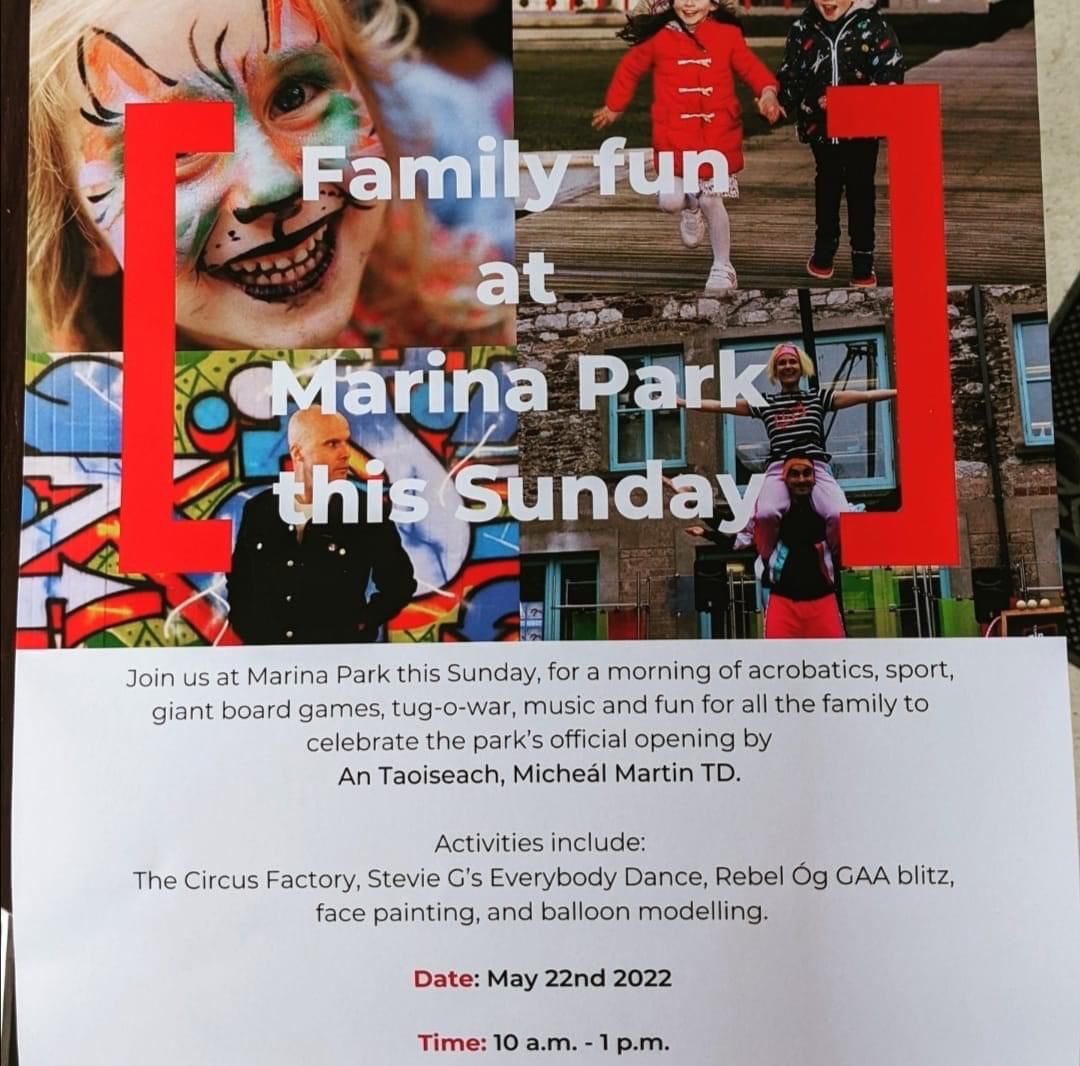 In case you haven’t heard, the Marina Park is the place to be tomorrow…