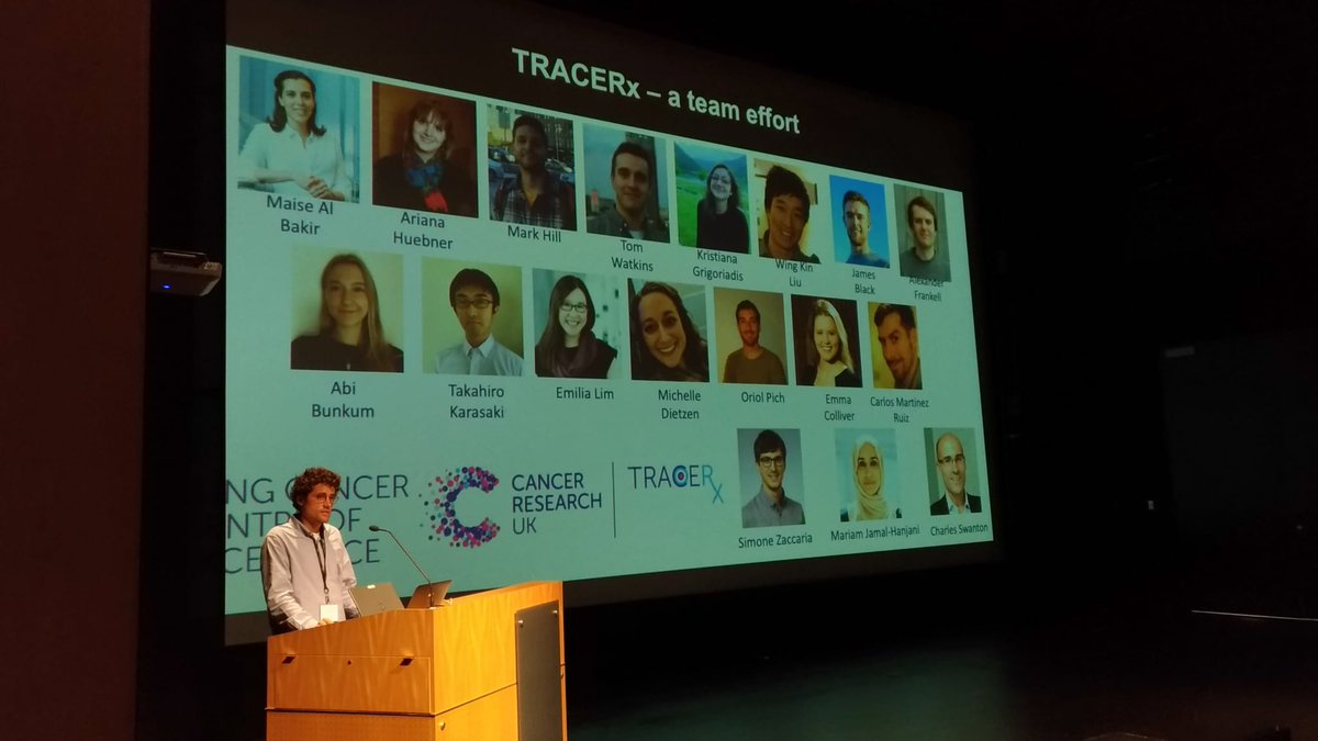 2022Ccb's tweet photo. @NickyMcGranahan has been our last keynote speaker with an oustanding talk describing the breakthroughts in the understanding of cancer evolution and immune infiltrates from the TRACERx study, a huge collaborative effort @CRUKLungCentre @SwantonLab @MariamJHanjani @CharlesSwanton https://t.co/VavOP0HqF7
