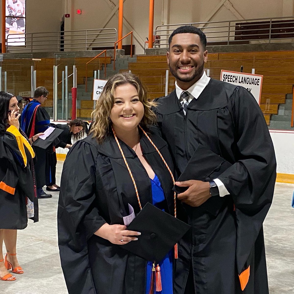 buffalostate's tweet photo. Next up, we will be celebrating our graduate students at the 5 p.m. Graduate School Ceremony! Congratulations to all! We are so proud! 🧡 https://t.co/YIZsnT4ac0