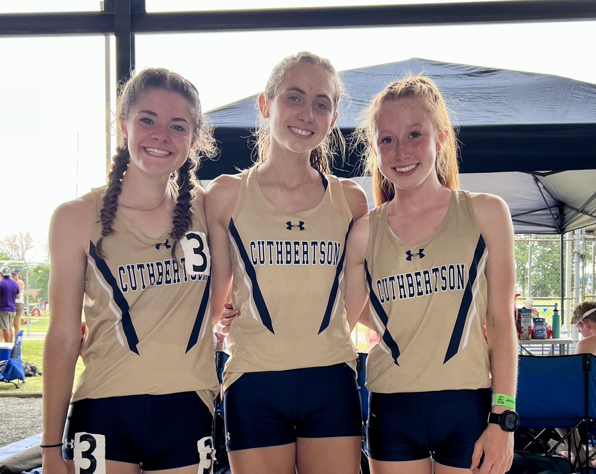 Update from the NCHSAA 4A State Championship: 2 More Races, 4 More Podiums for our <a href="/cuttytrack/">Dustin Allen</a> Distance Squad!

🏆800M State Champion Charlotte Bell
🏆800M Runner Up <a href="/JustinePreisano/">Justine Preisano</a> 
🏆1600M 3rd <a href="/KermesStella/">Stella Kermes</a> 
🏆1600M 4th <a href="/JustinePreisano/">Justine Preisano</a> 

Always at home on the biggest stages💫
