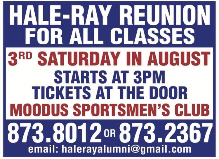HaleRayAlumni's tweet photo. Our only fundraiser! Please spread the word! https://t.co/X9mncfcaUL