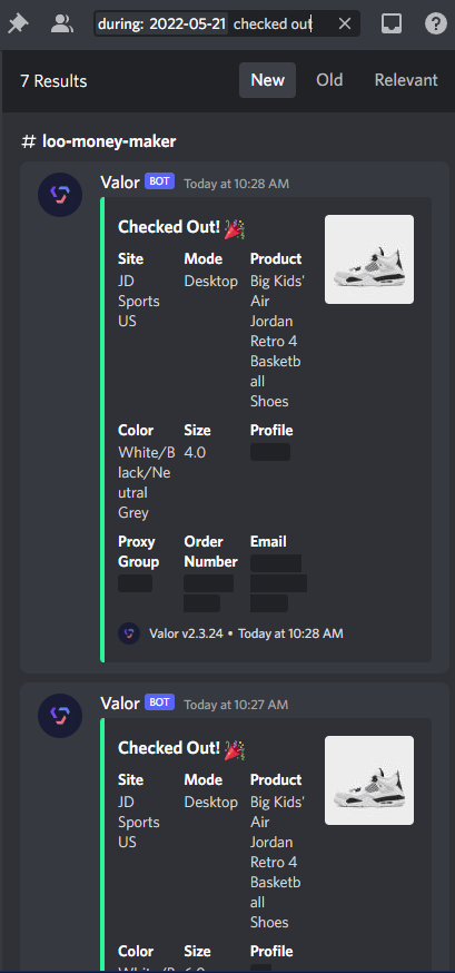 goodgooth's tweet photo. I like shoe. @ValorAIO 
Proxy: @RazeProxies  tempest and isps holding it down always https://t.co/YN8GJ7pwOY