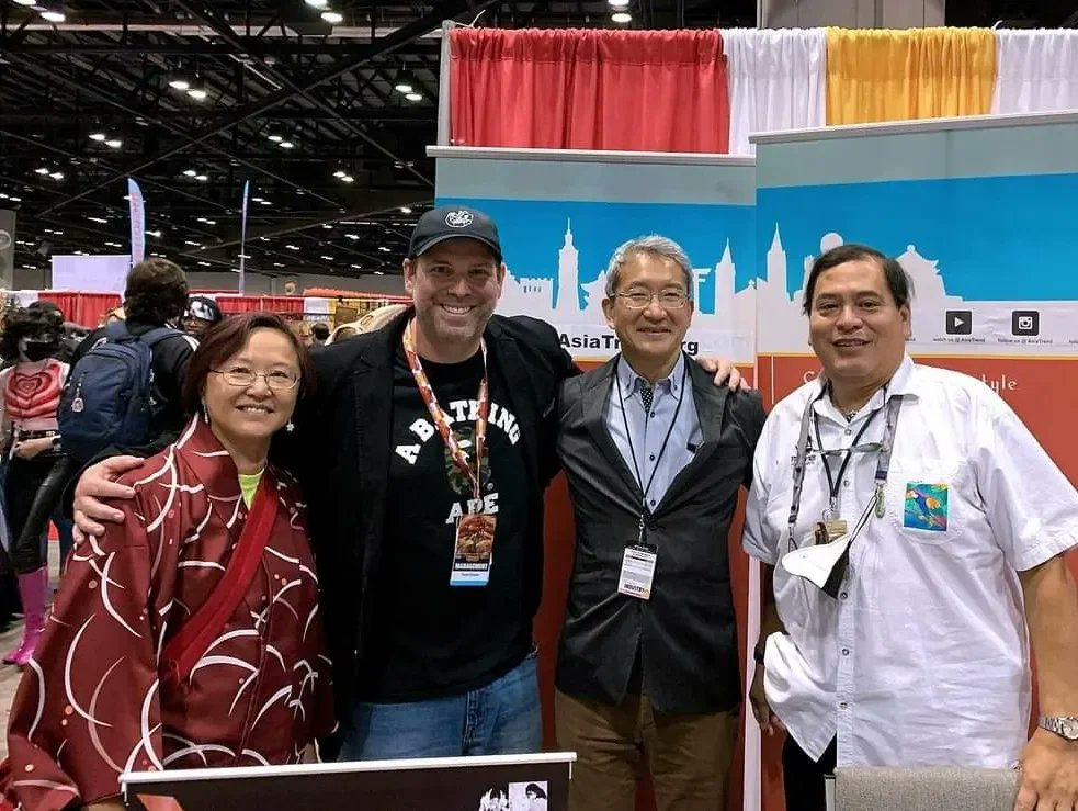 AsiaTrend's tweet photo. Asia Trend partnered with @WasabiAnime to present Japanese culture at the @MegaConOrlando 2022. General of Japan in Miami, Kazuhiro Nakai stopped by the Asia Trend booth yesterday.  Japanese Paper Art: Learn Origami! was chaired by Izumi Sakurada, Gateway to Japan, Inc. https://t.co/4TwfI3t82E