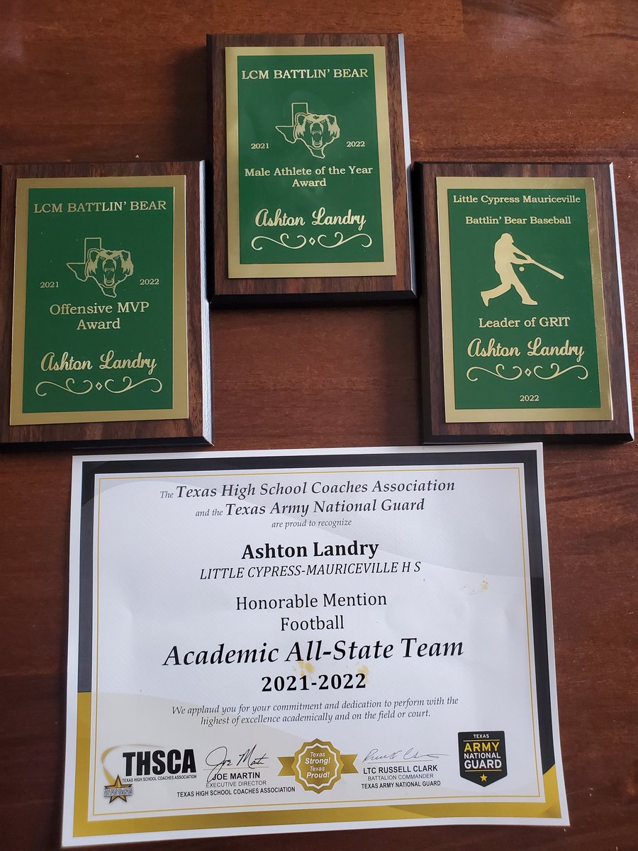Proud dad moment.. Athletic awards banquet today and Ashton was awarded LCM Male Athlete of the Year. congratulations buddy, very proud of you
