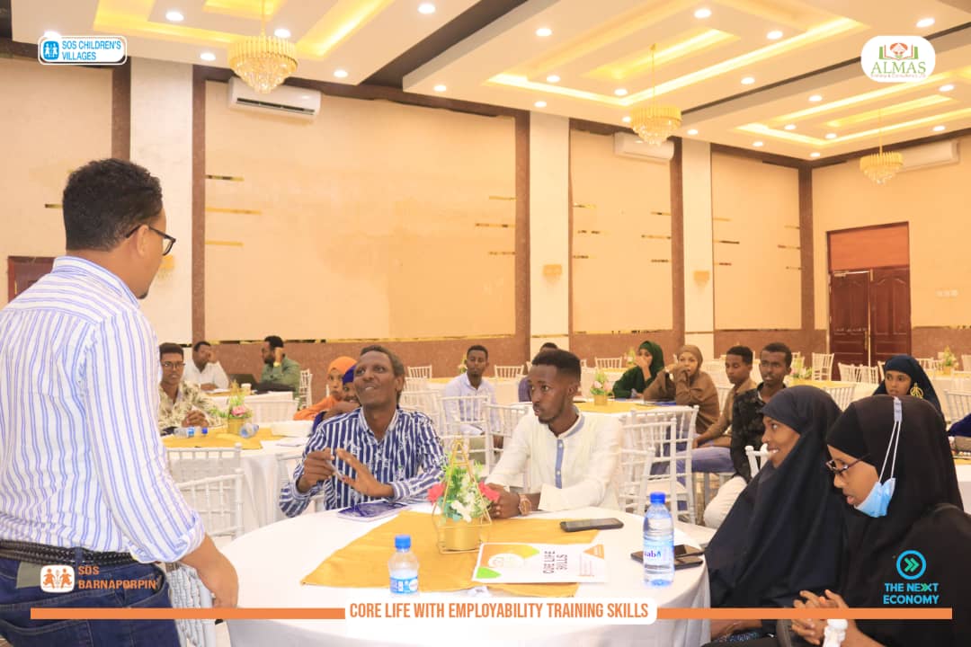 <a href="/AlmasTraining/">ALMAS Training and Consultancy Limited.</a> We are very pleased to launch the youth skills training in Week 6 of Group 4 under the Phase II training program. The training has been ongoing for the last six weeks at <a href="/AlmasTraining/">ALMAS Training and Consultancy Limited.</a> Hall, with the support of The <a href="/TheNext_Economy/">The Next Economy</a> Project and <a href="/SOSCVSomalia/">SOS Children's Villages in Somalia</a>