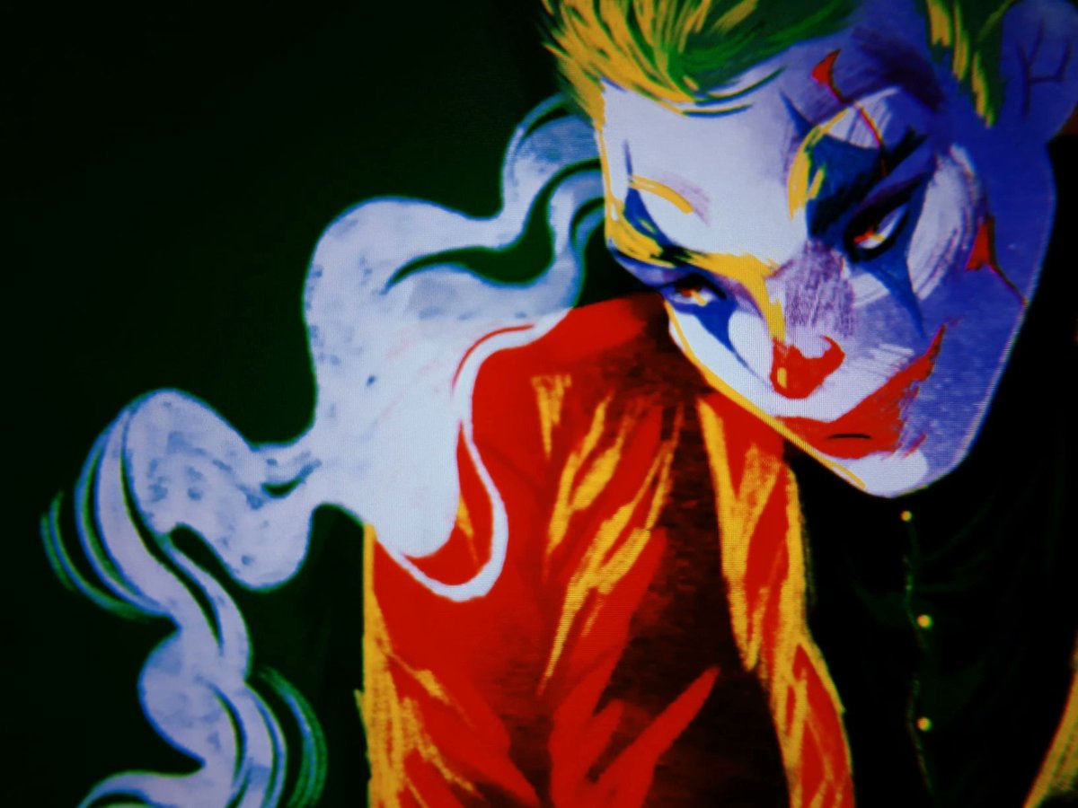 noskitravka's tweet photo. #joker #noir https://t.co/TX9xUxuZii